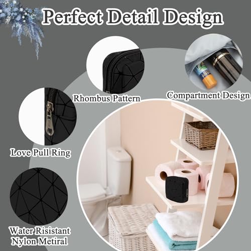 Bisanzoya Sanitary Napkin Storage Bags Set, Portable Period Bag for Teen Girls Small Make up Bag for Purse, Portable Menst...