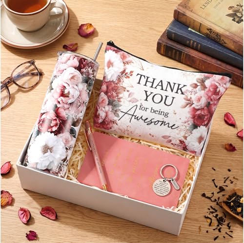 Wiwiqing 6 Pcs Employee Appreciation Gifts for Women, Thank You Gift Set for Coworker, Staff, Teacher, Nurse, Team Recogni...