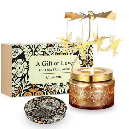 Mothers Day Gifts for Mom from Daughter, Hummingbird Gift for Women Friendship, Rotating Candles for Sister, Unique Birthd...