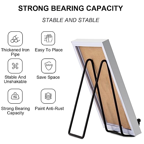 Hoewina 5 Pack 6 Inch Plate Stands for Display, Plate Holder Display Stands, Metal Frame holder stand for Book, Picture, D...