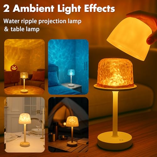 Waterproof Shower Lamp for Inside Shower, Rechargeable Bathroom Lamp with Remote & Touch Control, Cordless Shower Light wi...