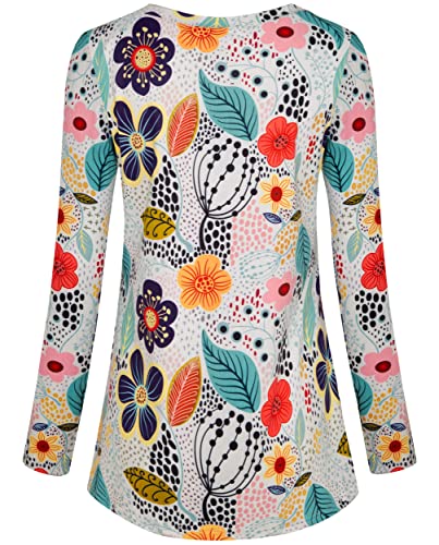 Kimmery Workout Tops for Women Long Sleeve Shirts for Women Quick Dry Line Decor Yoga Tops Sizes S-3XL