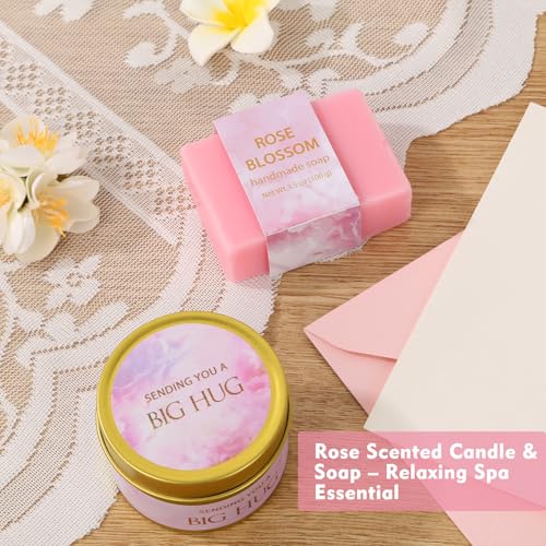 Hug in a Box Care Package for Women – Self Care & Comfort Gift Set for Thinking of You, Birthday, Sympathy, or Christmas –...