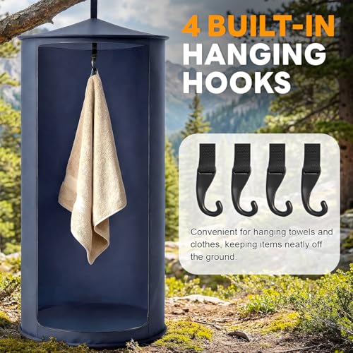 FCSJOST Portable Changing Tent, Easy Set-up Shower Tent for SUV with Suction Cups and Buckles, Instant Privacy Dressing Ro...