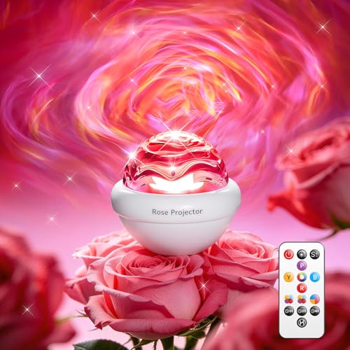 PIKOY Ambient Lighting with 11 Mixed+4 Solid Colors for Teen Girl Gifts Trendy Stuff Rose Flower Mood Light Sunset Lamp Di...