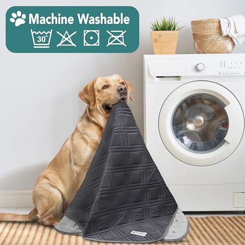 PetAmi Waterproof Cooling Mat for Dog, Premium Pet Cooling Blanket for Bed Crate, Anti Slip Indoor Dog Cool Pad for Sleepi...