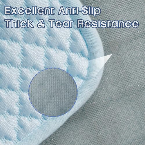 MeiLiMiYu Dog Cooling Mat Thicken Cooling Mat for Dogs Pet Self Cooling Pad Non-Slip Dog Cooling Bed (Q-Max>0.5) for Indoo...