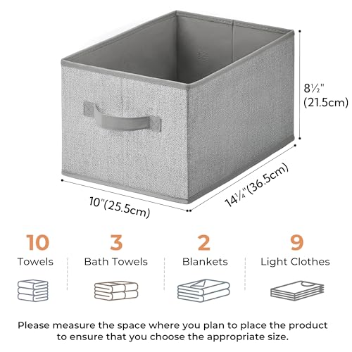 GRANNY SAYS Storage Baskets for Shelves, Closet Storage Bins with Handles, Fabric Organizers and Storage Bins, Storage Box...