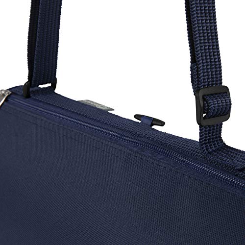 ONIVA Blanket Tote XL Outdoor Picnic Blanket, 70"x80" Foldable Beach Blanket with Fleece Top, Water-Resistant Backing, Str...