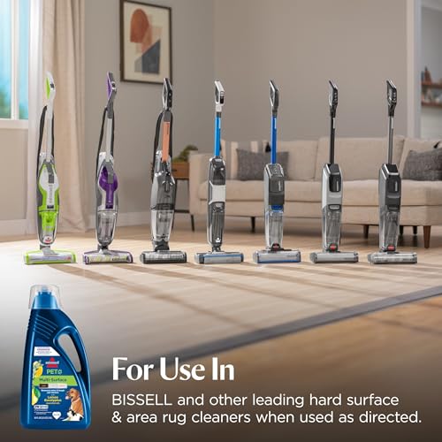 Bissell Multi-Surface Pet with Citrus, 3444G, 80oz, Safe on Sealed Hard Floors and Area Rugs, Removes tough pet messes and...