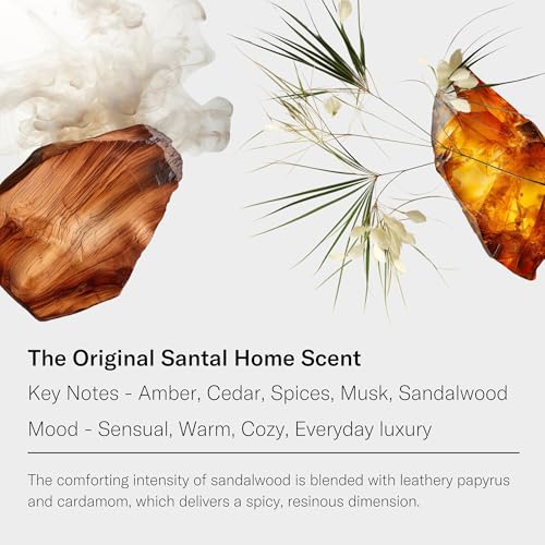 AromaTech Santal Aroma Essential Oil Blend: Luxury Hotel Inspired Aromatherapy with Amber, Vanilla, Cedar & Sandalwood for...