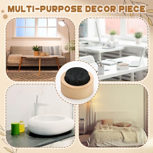 Chunful 2 Pcs Lava Rock Essential Oil Diffuser Lava Stone Passive Diffuser for Sauna Decorating at Home, Office, Bedroom, ...