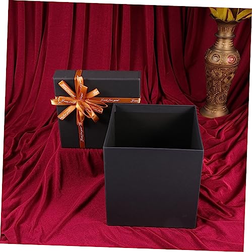 Ipetboom Delicate Wrap Box for Elegant Packaging Brown Kraft Storage Case Bowknot for Weddings Birthdays Anniversaries and...