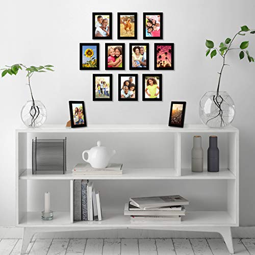 Americanflat 4x6 Picture Frame with Polished Plexiglass - Set of 12 - Signature Collection - Picture Frames with Engineere...