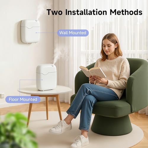 Waterless Essential Oil Diffuser - 3000 Sq.Ft Coverage, 400ml Capacity Scent Diffuser Machine for Aromatherapy, App Contro...