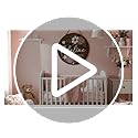 Floral Name Sign for Nursery Decor for Girls – Personalized Wooden Name Signs for Nursery with Flowers, Baby Girl's Custom...