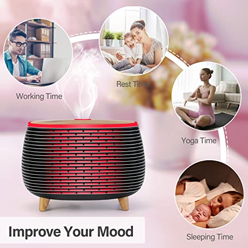 Diffuserlove Diffuser Essential Oil Diffusers 400ML Aromatherapy Air Diffuser for Home Bedroom Office Room Aroma Diffuser ...