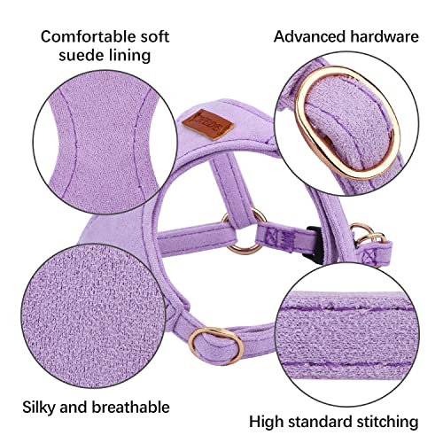 CHEDE No Pull Puppy Harness and Multifunction Dog Leash Set- 8 Colors Soft Adjustable No Choke Escape Proof Cute,Lightweig...