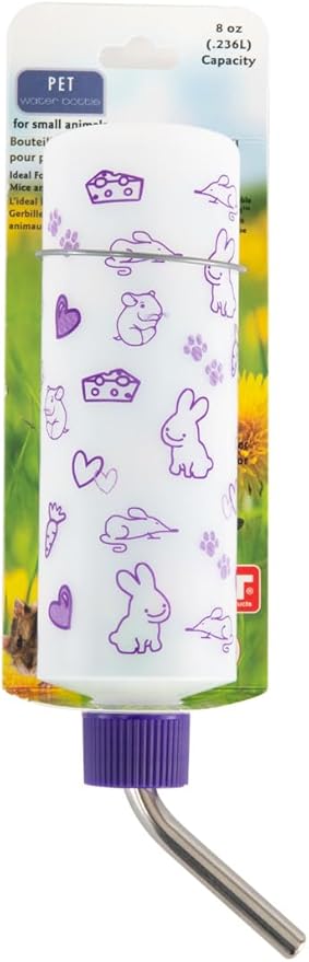 Lixit® Original Super Seal Classic Water Bottle for Rabbits, Cats, Ferrets, Hamsters, Guinea Pigs, Gerbils and Other Small...