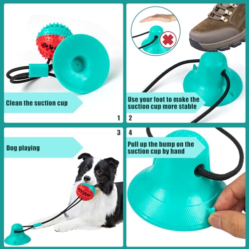 Askhald Dog Toys Chew Toys for Aggressive chewers, Puppy Training Treats Teething Rope Toys for Boredom Dog Puzzle Treat F...