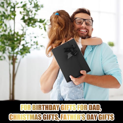 Skylety 13 Pcs Birthdays Gifts Baskets for Men Father Gift for Men Birthdays Gift Box 16 oz Tumblers Wallet Toiletry Bag S...