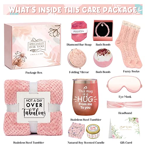 Valentines Day Gifts for Her, Birthday Gifts for Women Unique, Relaxing Spa Self Care Package-Get Well- Anniversary-Thank ...