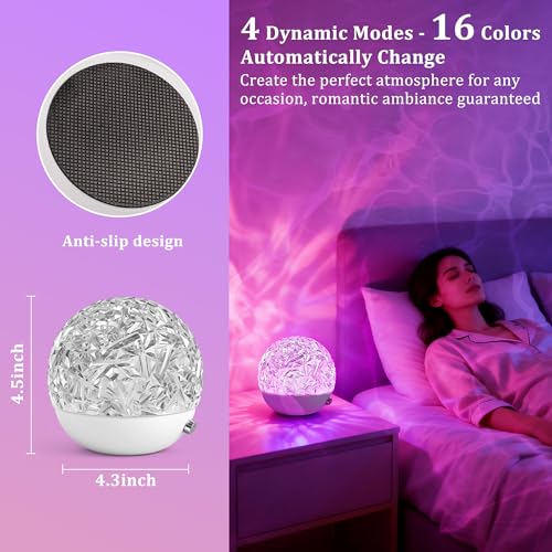 redaica Mood Lighting for Bedroom, 16 Color Changing LED Mood Light, Aurora Ambient Lighting, Remote Control Dimmable Beds...