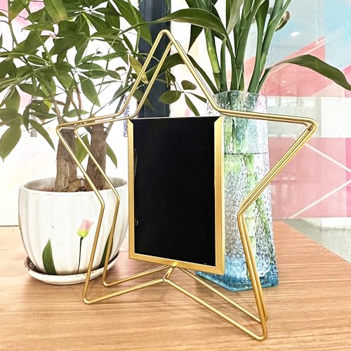 DD-life Star Shape Vertical Photo Frame Golden Picture Frame Decorative Photo Frames Picture Display Frame