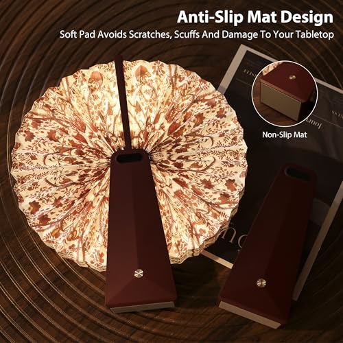 Ba suns Foldable Mood Lamp with Touch Control - 3 Color Changing Portable Atmosphere Light, 2500mAh Rechargeable Battery, ...
