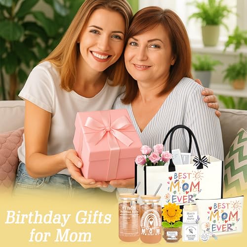 DOGMEM Mothers Day Gifts, Mom Birthday Gift Ideas Basket for Moms Mama Mother from Daughter Son Child, Mothers Day Gifts f...