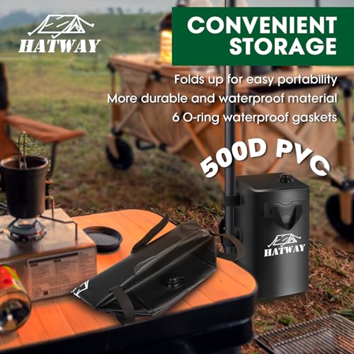 Hatway Canopy Weights,176 LBS Water Bag Set of 4 Leg Weights for Pop Up Canopy,Gazebo,Canopies,Tent-4 * 20L-Black