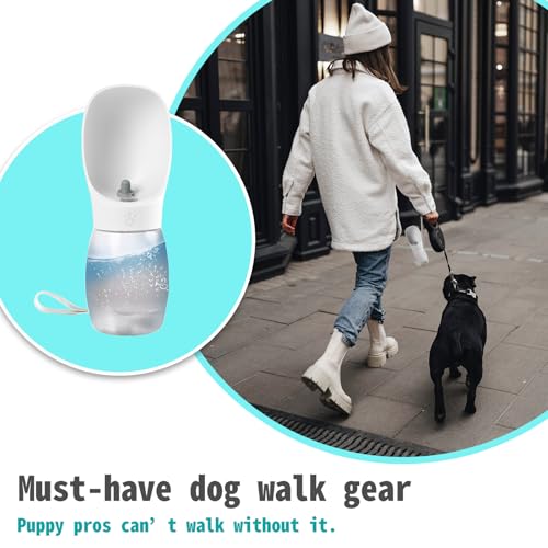 Kalimdor Dog Water Bottle,Leak Proof Portable Puppy Water Dispenser with Drinking Feeder, Dog Walking Accessories for Pets...