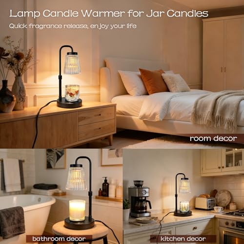 Banbanda Adjustable Candle Warmer Lamp with Timer: Birthday Valentine Galentine Gifts for Women for House Warming Gifts Ne...