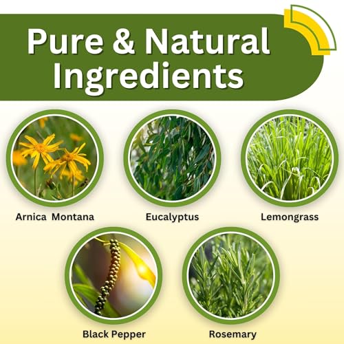 Brookethorne Naturals Arnica Massage Oil for Massage Therapy — Ideal for Athletic & Post Workout | Arnica Montana, Sweet A...