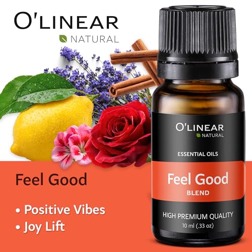 O'linear Essential Oils 6 Blends Set - Perfect for Humidifiers and Diffusers, Aromatherapy Diffuser Oils Scents, Essential...