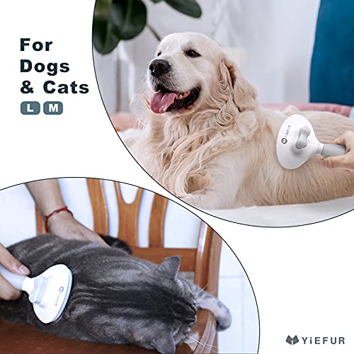 Cat Hair Brush,Cat Brush for Shedding,Soft Silicone Self Cleaning Brushes for Short and Long Haired Cats for Grooming and ...