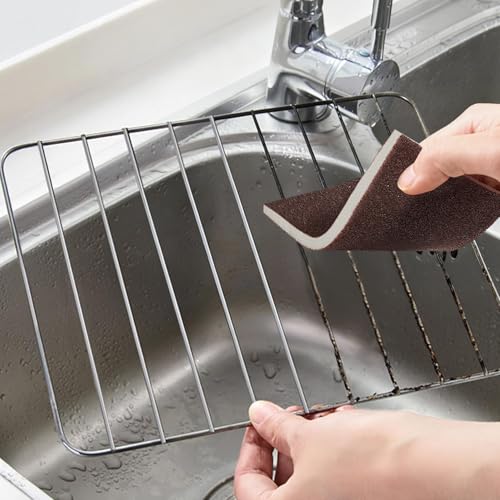Krisler Carborundum Sponge Nano Emery Sponges Caspian Stone Pot Clean Brush Rust Eraser Grit Scouring Pads Pot Cleaning Pa...