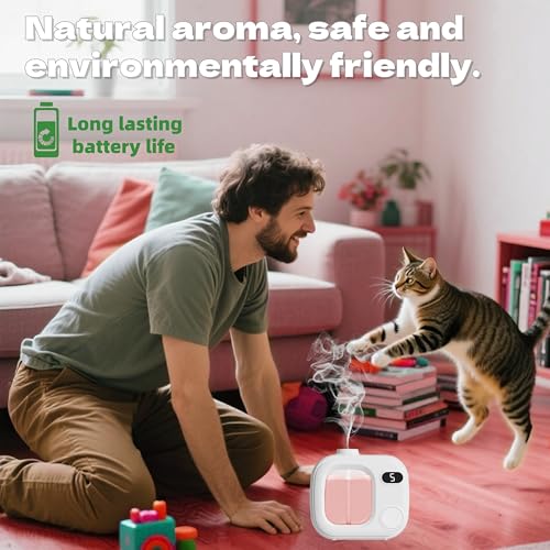 Waterless Essential Oil Aromatherapy Diffuser Mini Led Smart Aroma 360 Small Difusor Cordless for Home Large Rooms Scent B...
