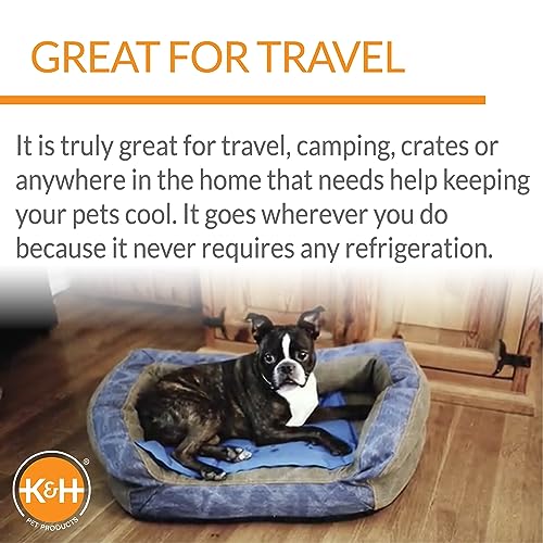 K&H Pet Products Coolin' Pet Pad Blue Small 11 X 15 Inches