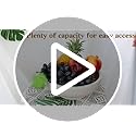 LIN CHUAN Large Decorative Bowl, Fruit Bowl for Kitchen Counter, Modern Resin Bowl for Home Decor, Key Holder for Entry Ta...