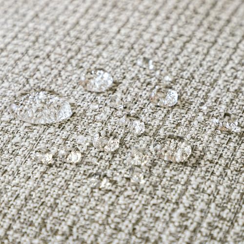 Artscope Outdoor Waterproof Throw Pillow Covers 12x20 Inch Decorative Linen Outdoor Pillows Cushion Case for Patio Couch S...