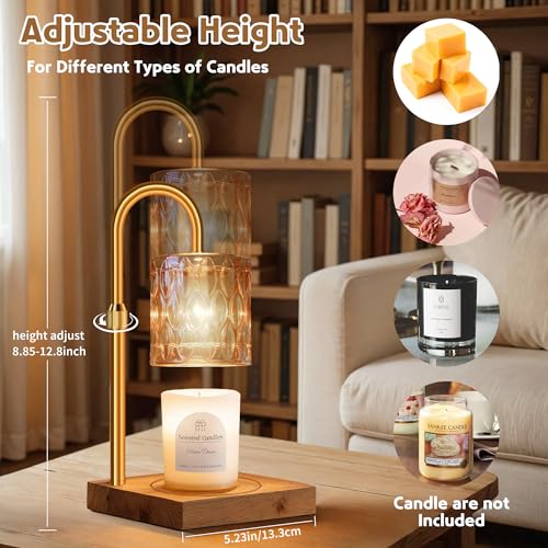 Candle Warmer Lamp Gifts for Women - Home Decor Aesthetic mom Birthday Gift ideas - Wax melt Warmers Light for Office Bedr...