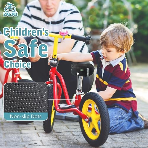 Zacro Gel Kids Bike Seat Cushion Cover for Boys & Girls, Anti-Slip Bike Seat Cover for Toddler, Breathable & Extra Soft Me...