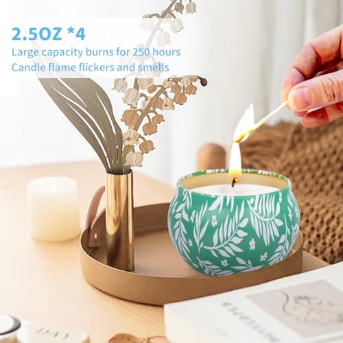 Scented Candles Bulk Gifts for Women, Aromatherapy Candle for Home Scented,Natural Soy Candle, Small Candles for 180 Hours...