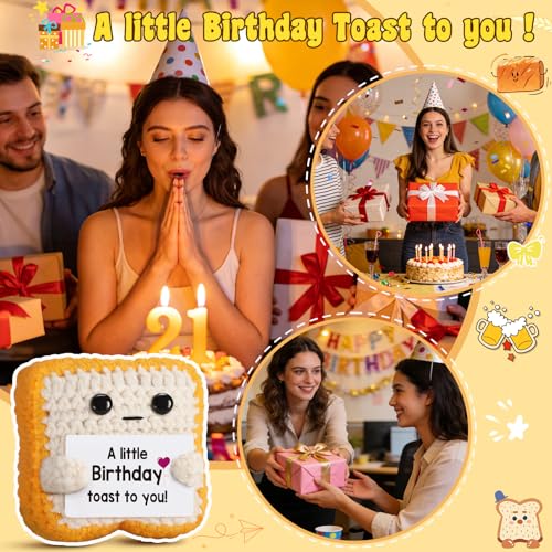 Ovrrcame A Little Birthday Toast to You - Funny Happy Birthday Gifts for Women, Men, Mom, Dad, Sister, Best Friend - Uniqu...