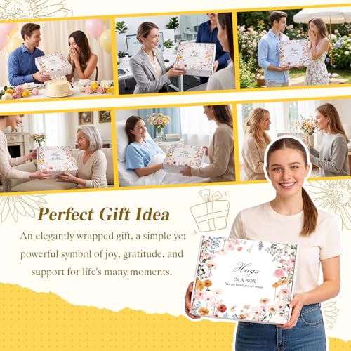 Mothers Day Gifts for Mom Grandma - Get Well Soon Gifts Baskets for Women, Sunflower Birthday Gifts Women Mom Wife Friend...