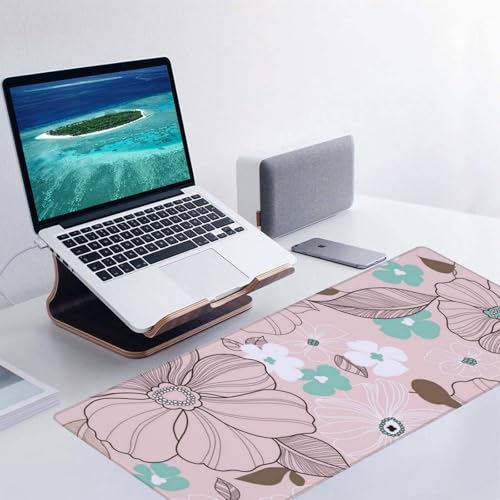 Black Cat Bat Gaming Mouse Pad, Office Desk Mat, Anti-Slip Rubber Base Cool Aesthetic Mouse Pads for Computer Laptop Keybo...