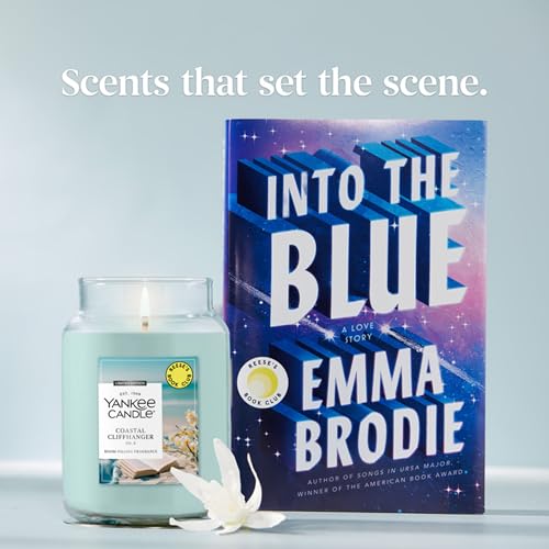 Yankee Candle x Reese’s Book Club, Coastal Cliffhanger, Summer Scented Candle, Sea Daffodil Scent, Solar Florals Scent, 22...