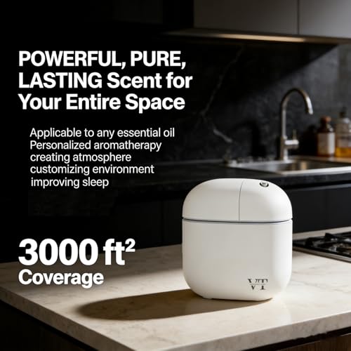 VT VERYSCENT TECH Waterless Essential Oil Diffuser 3000 Sq.Ft,Home Hotel Office Use,Cold Air Scent Machine,(Scent Kit 2*Fr...