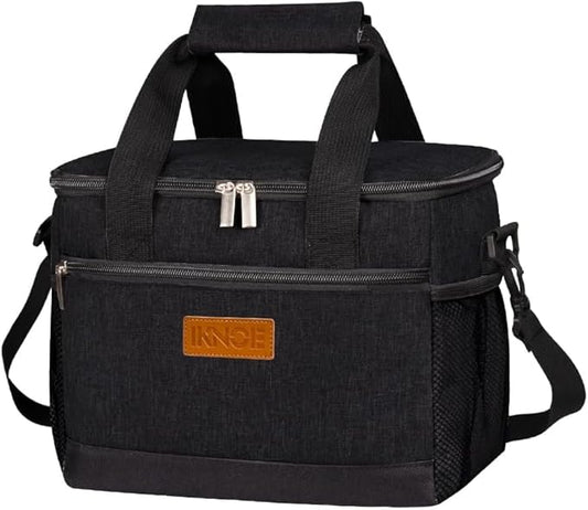iknoe Insulated Lunch Bag, Foldable 8.5L Cooler Bag for Men & Women, Leakproof Thermal Design, Great for Office, Picnic, T...